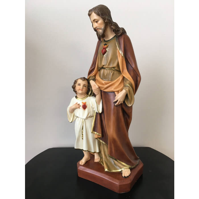 St. Joseph 17" w Jesus - Image 3