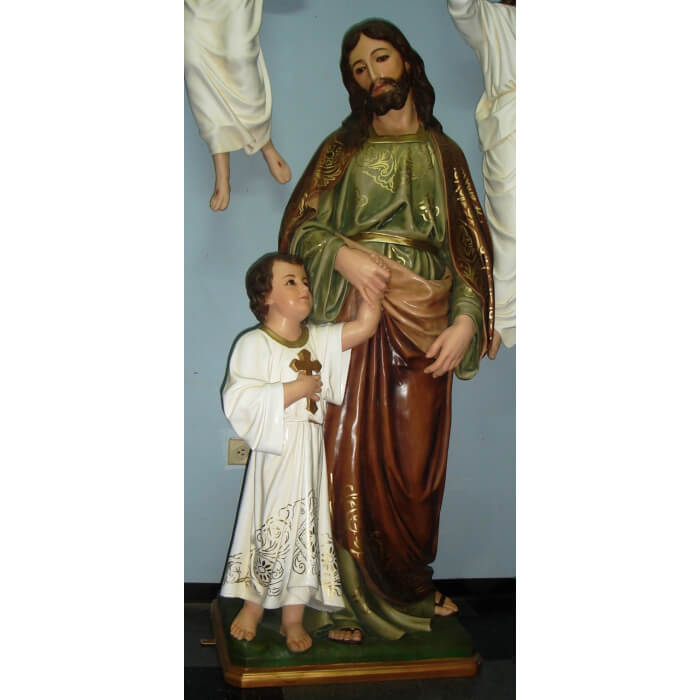 St. Joseph 60" with Jesus - Image 3