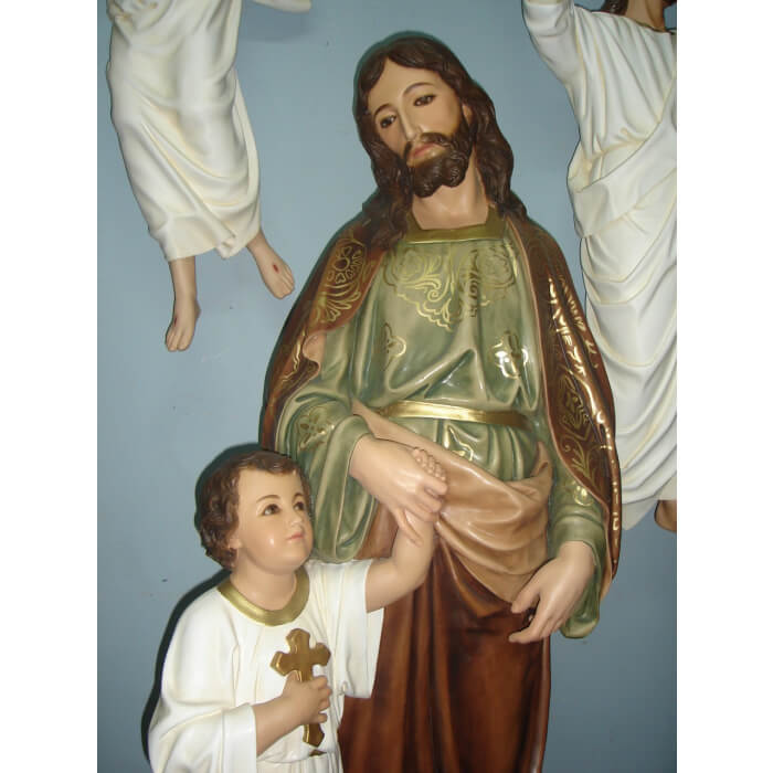 St. Joseph 60" with Jesus - Image 4