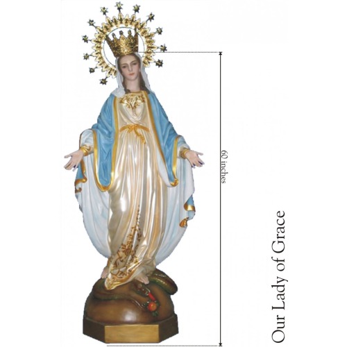 Lady of Grace 60" fancy