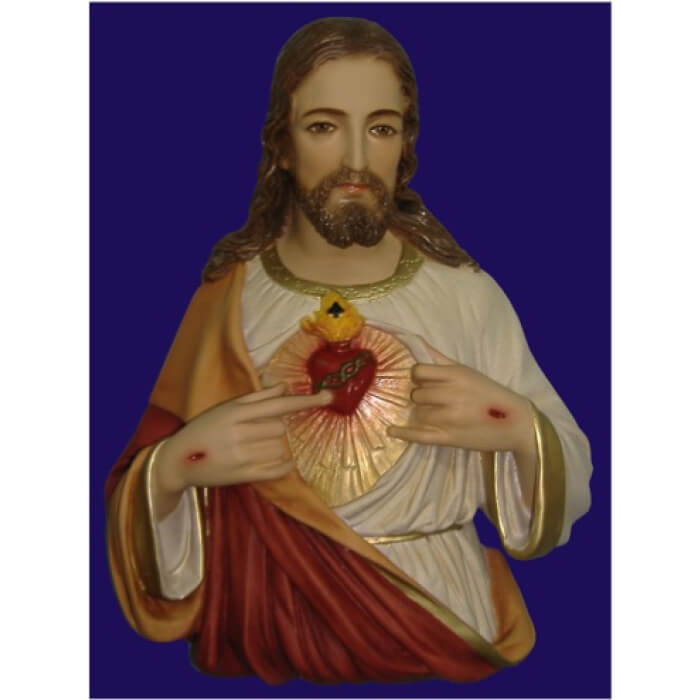 Sacred Heart 10" plaque - Image 3