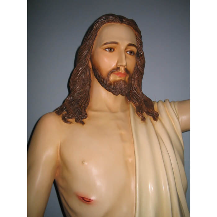 Risen Christ 76" on base - Image 2