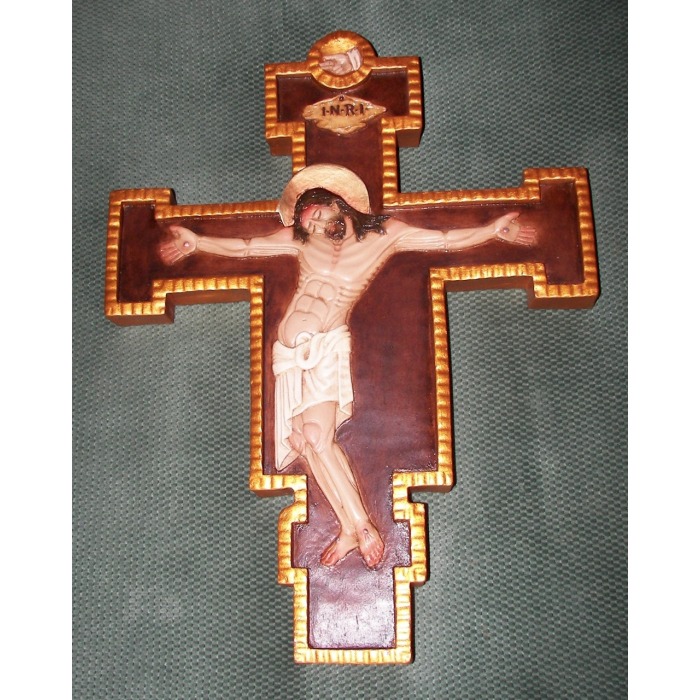 Crucifix 18" San Damiano