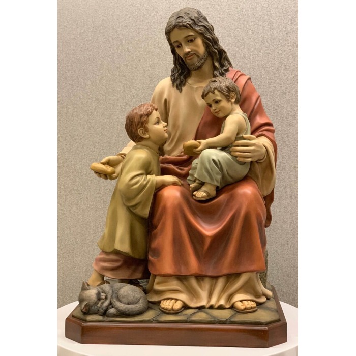 Jesus with Children 36"