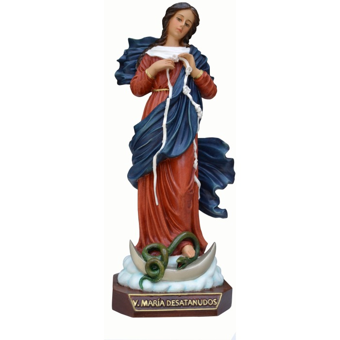 Mary Undoer of Knots 12"