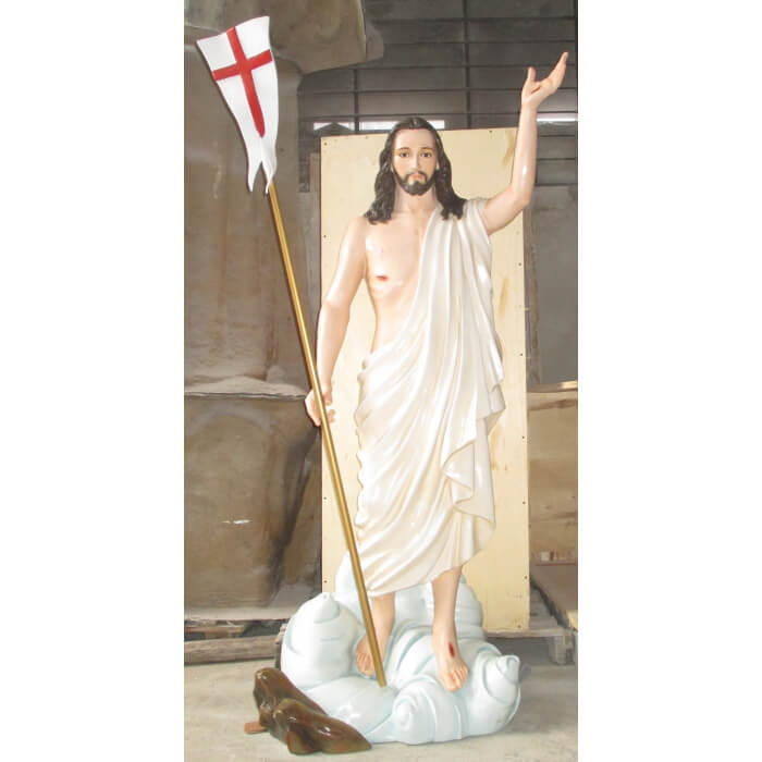 Risen Christ 76" with base - Image 2