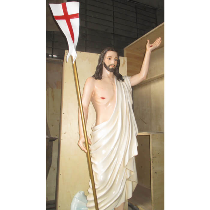 Risen Christ 76" with base - Image 3