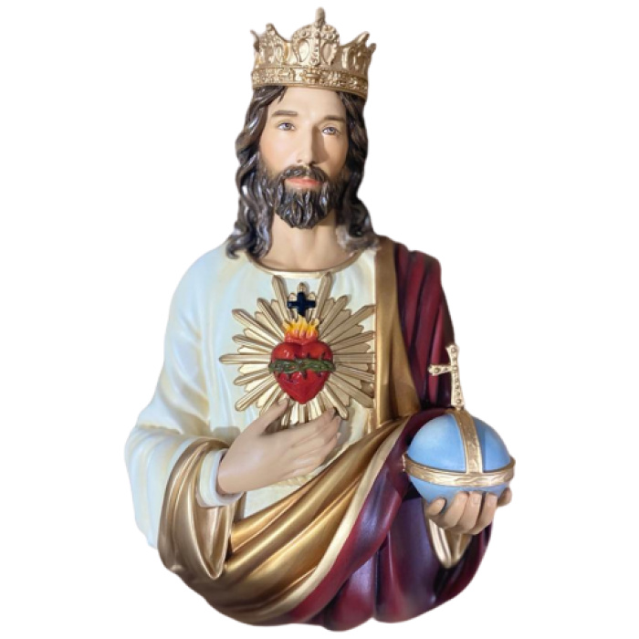 Christ The King Plaque (Sacred Heart) 14&Quot;