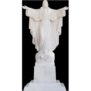 Sacred Heart on Pedestal